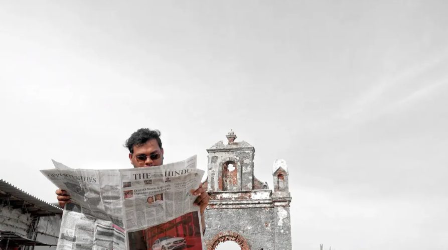 The Hindu, Fort Kochi — Street photograph by Arjun M G (Arjun Gangadharan Madathumpadi), Mumbai, India